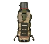 ACEXIER Borsa tattica per bottiglia d'acqua Molle Borsa in nylon 0.3L-0.8L Custodia per fondina per mensa Borsa per bollitore da viaggio con system Molle
