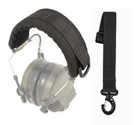 ACEXIER Copertura modulare per Cuffie da Esterno Molle Fascia per Cuffie tattiche Generali Microfono Accessori da Caccia Copertura per Cuffie (Black)