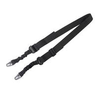 ACEXIER Tracolla tattico a Due Punti Sling Bungee Shoulder Belt Durable Nylon Rifle Belt Heavy Duty Sling per Accessori Sportivi di Caccia all'aperto (Black)