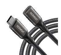 aceyoon 240W Prolunga USB C Maschio Femmin 1M, Cavo Prolunga USB C 3.2 Gen2 20 Gbps 4K @60 Hz di Carica/Sincronizzazione, Prolunga USB C 20V/5A PD per MacBook Pro Air M2 2022 M1, per Galaxy S24 S23