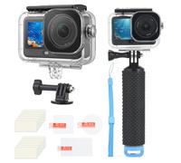 aceyoon Custodia impermeabile per fotocamera DJI Osmo Action 6, 70 m, custodia subacquea con supporto anti-nebbia e sgancio rapido, set di accessori a vite per DJI Action 6
