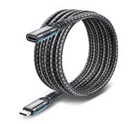 aceyoon Prolunga USB C Maschio Femmina 2M, 240W PD 5A QC 3.0 Cavo USB Type-C Ricarica Rapida, USB 3.2 Gen2 10Gbps Prolunga USB Type C 4K@60Hz Sincronizzazione per MacBook Pro, per Galaxy S24/S23