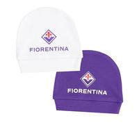 ACF Fiorentina Set 2 cuffiette Neonato, 9-12 Mesi
