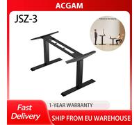 ACGAM JSZ-3 Telaio da scrivania elettrico regolabile a 3 stadi a doppio motore, capacità di carico resistente di 264 libbre, ufficio domestico, ampio raggio