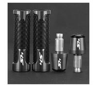 acgfifj Coprimanubrio Moto per Hon@&da SH350 SH300 SH300i SH125 SH125i Moto Manopole Manubrio estremità del Bar Spina Sh 350 300 125 350 I 2004-2024 2023(Gray Gray Black)