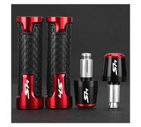 acgfifj Coprimanubrio Moto per Hon@&da SH350 SH300 SH300i SH125 SH125i Moto Manopole Manubrio estremità del Bar Spina Sh 350 300 125 350 I 2004-2024 2023(Red Black Red)