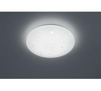 ACHAT PLAFONIERA LED CON APPLICAZIONI CRISTALLI DIFFUSORE EFFETTO CIELO STELLATO IP44 D.50CM LED 4000K 2460LM 22W DIMMERABILE
