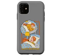 Achieve Your Dreams Sarcasm Retro Vintage Funny Adult Humor Custodia per iPhone 11