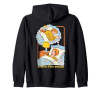 Achieve Your Dreams Sarcasm Retro Vintage Funny Adult Humor Felpa con Cappuccio