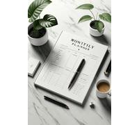 Achieve Your Dreams with This Customizable and Goal-Oriented Monthly Planner