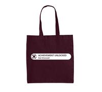 Achievement Unlocked Got Vestito - Borsa Tote IN Tela - Divertente Gamer Gioco