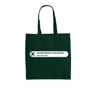 Achievement Unlocked Got Vestito - Borsa Tote IN Tela - Divertente Gamer Gioco
