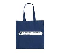 Achievement Unlocked Got Vestito - Borsa Tote IN Tela - Divertente Gamer Gioco