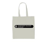 Achievement Unlocked Got Vestito - Borsa Tote IN Tela - Divertente Gamer Gioco