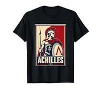 Achille Eroe Spartano Antico Guerriero Greco Maglietta