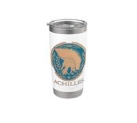 Achille Guerriero greco Bicchiere termico in acciaio inox doppia parete