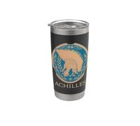 Achille Guerriero greco Bicchiere termico in acciaio inox doppia parete