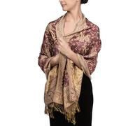 Achillea Scialle Pashmina Donne, viola., 28" W x 76"L