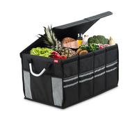 achilles Cassaforte, robusta scatola pieghevole per auto con coperchio stabile, organizer per bagagliaio, borsa pieghevole per auto, cestino pieghevole, scatola di immagazzinaggio, 58 x 34 x 30 cm