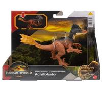Rebirth Strike Attack Achillobator - Giocattolo di dinosauro di azione a colpo singolo, autentico e possibile di Jurassic World