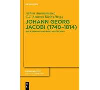 Achim Aurnhammer C J Andreas Kl Johann Georg Jacobi (1740-18 (Copertina rigida)