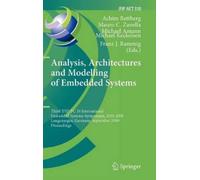 Achim Rettberg Analysis, Architectures and Modelling of Embed (Copertina rigida)