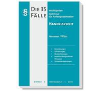 Achim Wüst Die 35 wichtigsten Fälle Handelsrecht: Einfach - V (Tascabile)