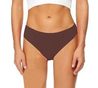 Achimlt Costumi Assorbenti per Ciclo Bikini Mestruale Donna 4 Strati a Prova di Perdite Slip Costume Mestruale Ragazza Slip Costume da Bagno per Ciclo Piscina Durante (01-Marrone, XL)