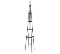 Achla Designs Obelisco da giardino, supporto per piante in ferro battuto, 215,9 cm