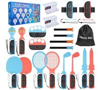 Achort 2025 Switch 2 Kit di Accessori per Nintendo Switch 2, Switch 2 Accessori Sportivi, 21-in-1 Famiglia Party Pack Set di Accessori di Gioco per Switch 2 Giochi Sportivi con Borsa di Trasporto