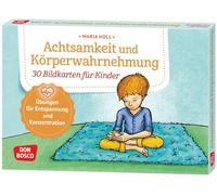 Achtsamkeit und Körperwahrnehmung. 30 Bildkarten für Kinder: Übungen für Entspannung und Konzentration. Stress abbauen & innere Ruhe fördern bei Kindern. Für KITA, Grundschule & Zuhause