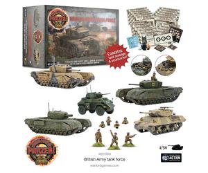 ACHTUNG PANZER box BRITISH ARMY TANK FORCE warlord games IN INGLESE bolt action