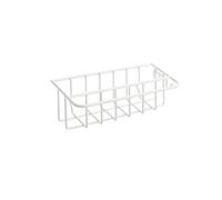 ACHVAC Mensola Autoadesivo a parete in ferro battuto in ferro battuto rack rack piscina straccio drenante mensola mensola cucina lavandino portaoggetti in spugna (Color : White)