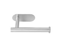 ACHVAC Mensola Modern Design a Parete Roll rull Tissue Rack per Unghie Gratis Bagno in Metallo Lavatory Toilet Roll Rack Shelf Shelf Organizer del Bagno (Color : Silver)