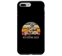 Aci Catena Sicily - Monopattino vintage, motivo: tramonto Custodia per iPhone 7 Plus/8 Plus