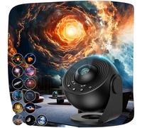ACICILI Proiettore Stelle Soffitto PRO, Galaxy Projector Planetarium Projector with 13 Planet Discs, Timer, Luce Notturna Proiettore Stellato per Bambini Adulti Rotazione a 360°