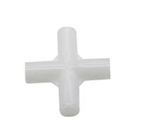 ACICS 5 Pezzi 12mm PVC Connettore Trasversale a Gomito Dritto Giunto 60 90 120 135 Gradi Connettore PVC Raccordo Fai da Te Raccordi fissi Tenda (Color : F)