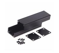ACICS Nuovo Fai da Te Custodia in Alluminio Electronic Project estruso Scatola di Giunzione Dark 80x25x25mm