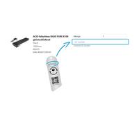 Acid Rigid Pure K100 Key Folding Lock Nero 7 x 1000 mm Black