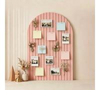 Acidea Grande bacheca in feltro autoadesiva, 90 x 60 cm, 6 pezzi, rosa