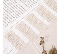 Acidea Tabelle bibliche per studio della Bibbia, 100 pezzi in lamina d'oro laminata ispessita in rilievo Lettering Bibbia, Tabelle della Bibbia cattolica, Forniture per lo studio della Bibbia per