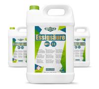 Acido acetico 15 l 60% di qualità premium | 3 x 5 l essenza di aceto 60% di qualità alimentare 15 kg | aceto di alta purezza per applicazioni versatili | perfetto per uso domestico industriale