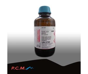ACIDO ACETICO GLACIALE 1 LT RPE PROFESSIONALE PURO PER ANALISI PCM