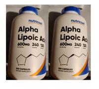 Acido Alfa Lipoico 600Mg (ALA) Per Porzione 2X240 Caps