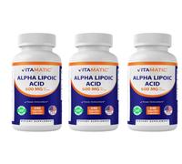 Acido Alfa Lipoico (Ala) 600mg Per Srv 3X240 Vegetale Caps Vitamatic Antioxidant