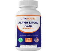 Acido Alfa Lipoico (Ala) 600mg Perserv 240Caps Vitamatic Antiossidante Cervello