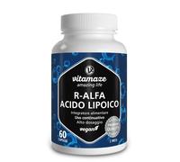 Acido Alfa Lipoico Capsule ad Alto Dosaggio 200 mg per Capsula Vegan 60 Capsule