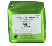 ACIDO ASCORBICO KG. 1 E300 (BUSTA) - PURO 100% - NO OGM - VITAMINA C