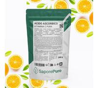 Acido Ascorbico - Vitamina C - (E300) - 250gr - Confezionato in Italia