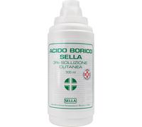 Acido borico sella 3% soluzione cutanea